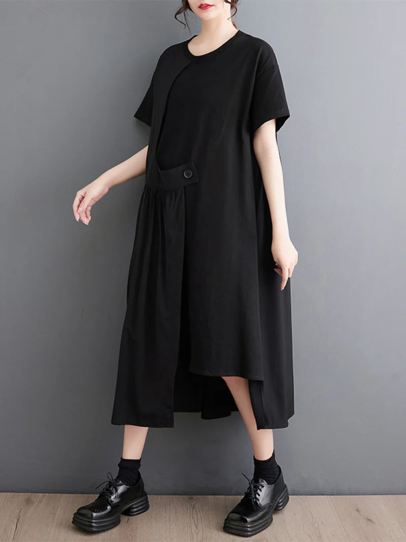 You're My Destiny Round Neck A-line Dress - Image 3