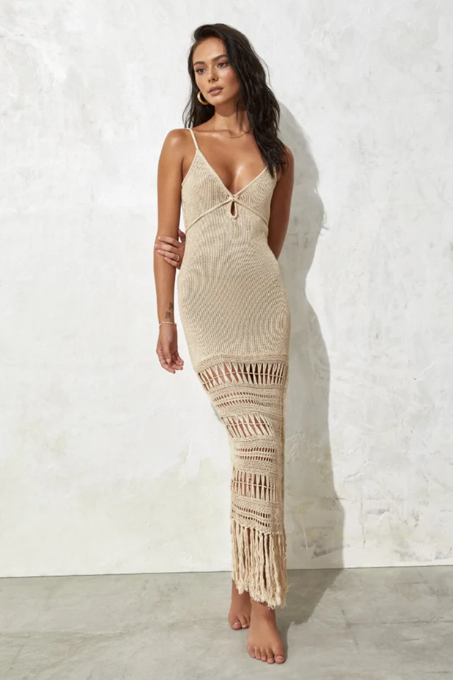 Zuri Maxi Cover Up Dress - Image 5